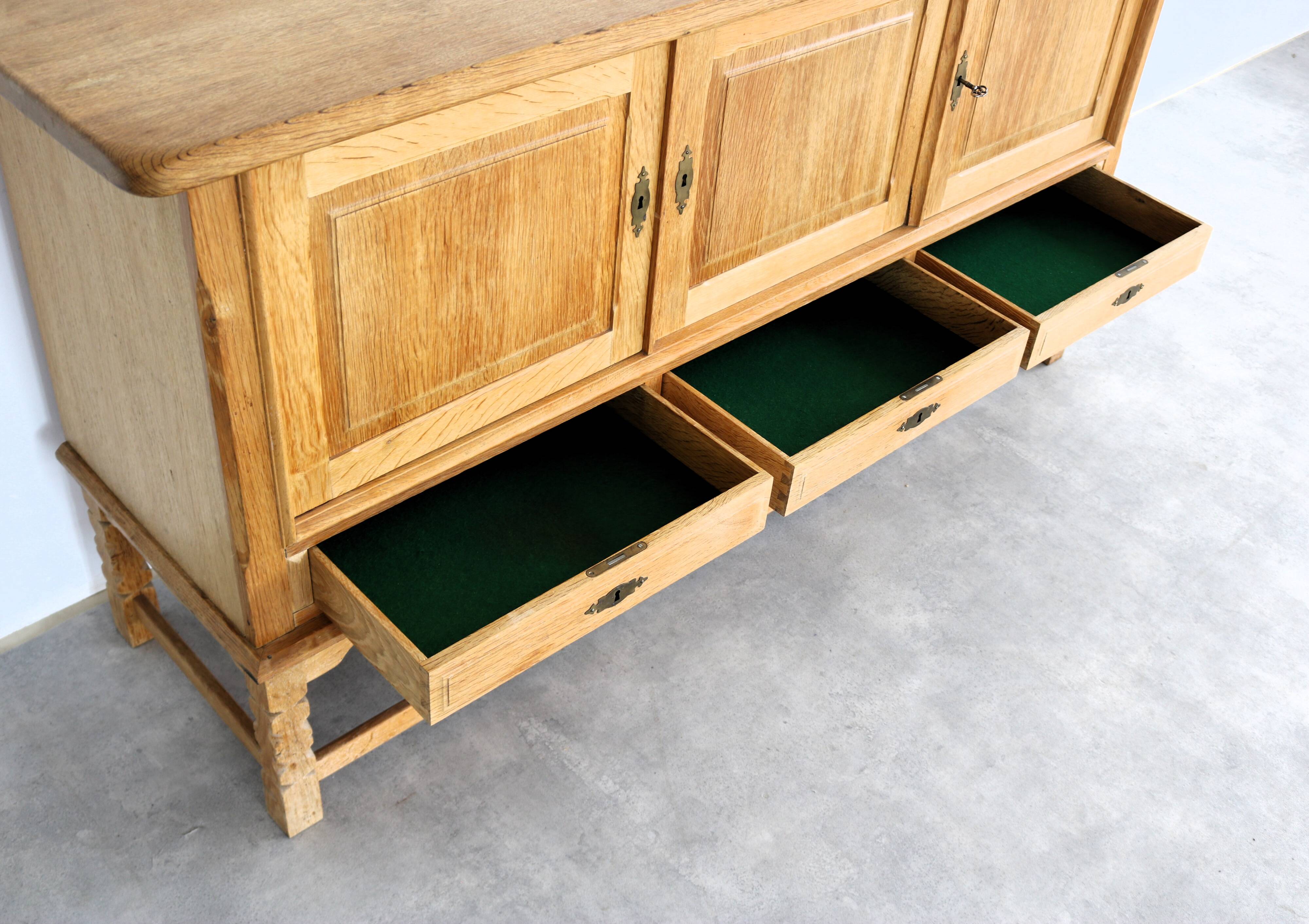 brutalist sideboard | oak | sideboard | 60s | Danish (2)