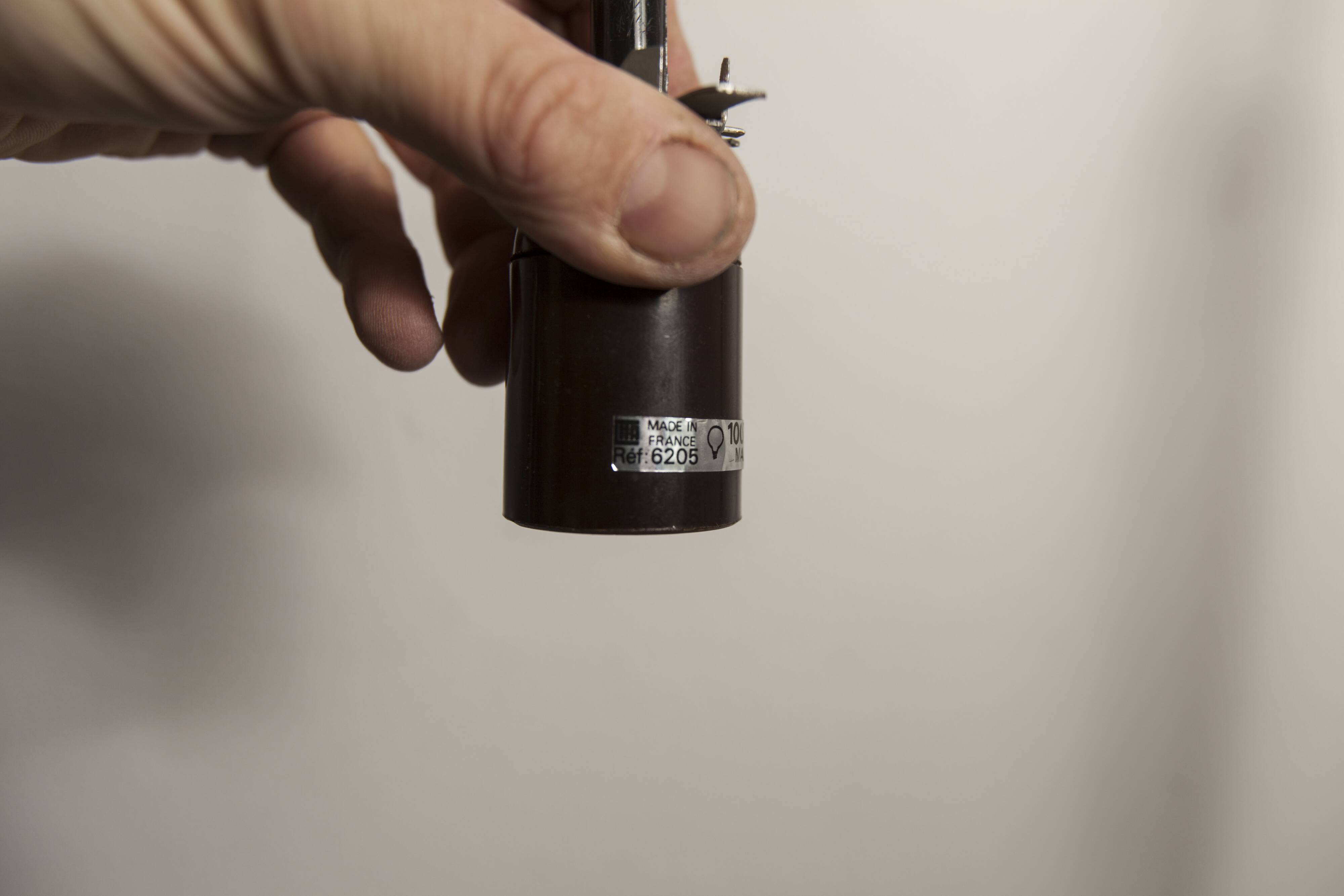 1970 white opaline tulip cone pendant lights (6 available)