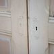 Double porte ancienne de placard, porte bois ancienne, grande porte vintage, porte d'intérieur