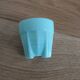 Coquetier opaline vert pâle art déco