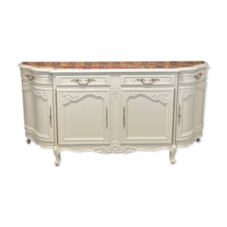 Old vintage marbled sideboard revamped