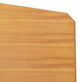 Table with a wooden top and metal frame, 1950s.