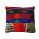 Housse de coussin kilim patchwork turc vintage, 43 x 37 cm