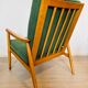 Fauteuil de salon vintage de Tchécoslovaquie des années 1960