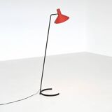 J.J.M. Hoogervorst model 8025 floor lamp Anvia The Netherlands 1957
