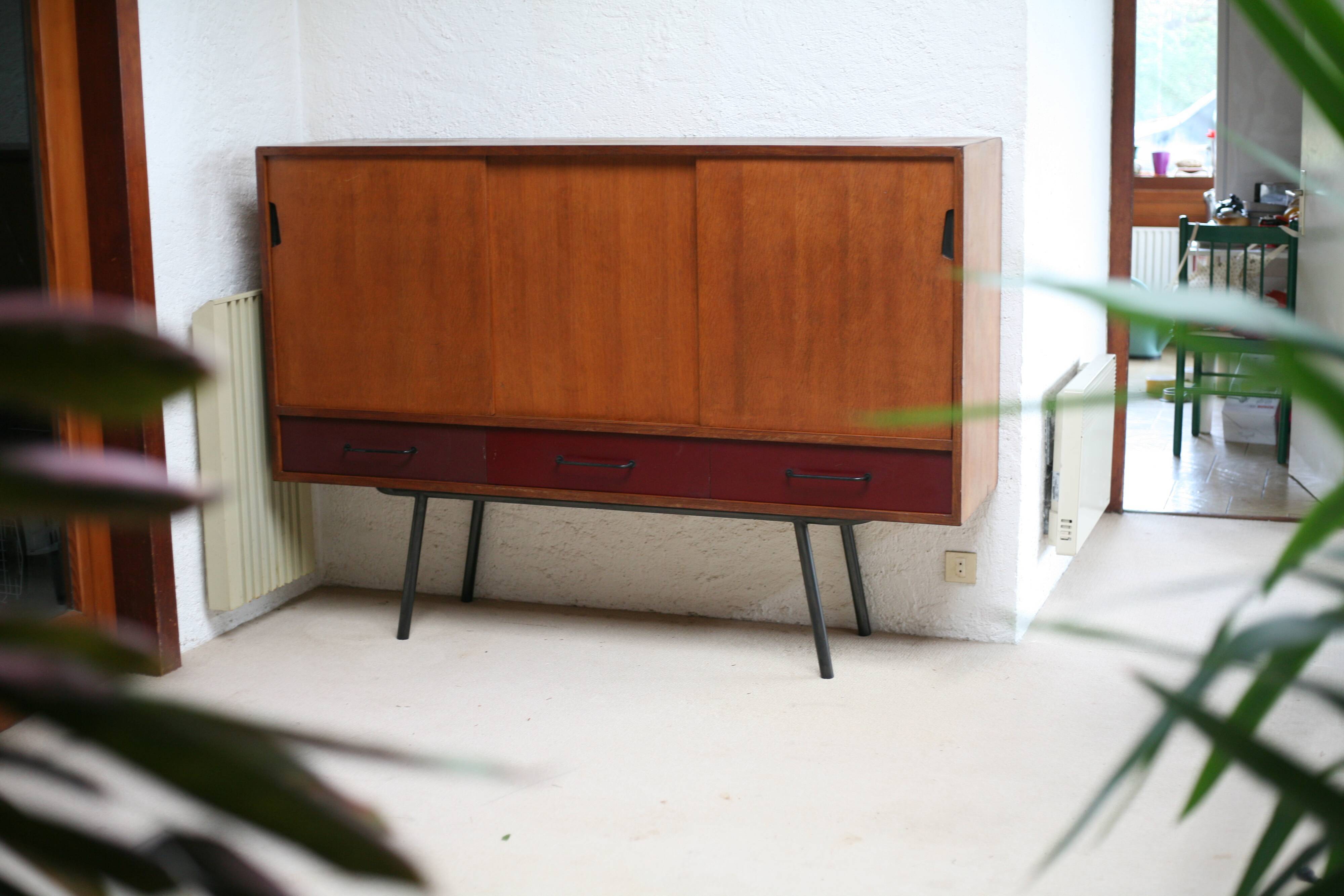 Bahut 102 by Janine Abraham, tv furniture edition, France, 1953