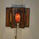Accolay copper and resin wall light, 1950s