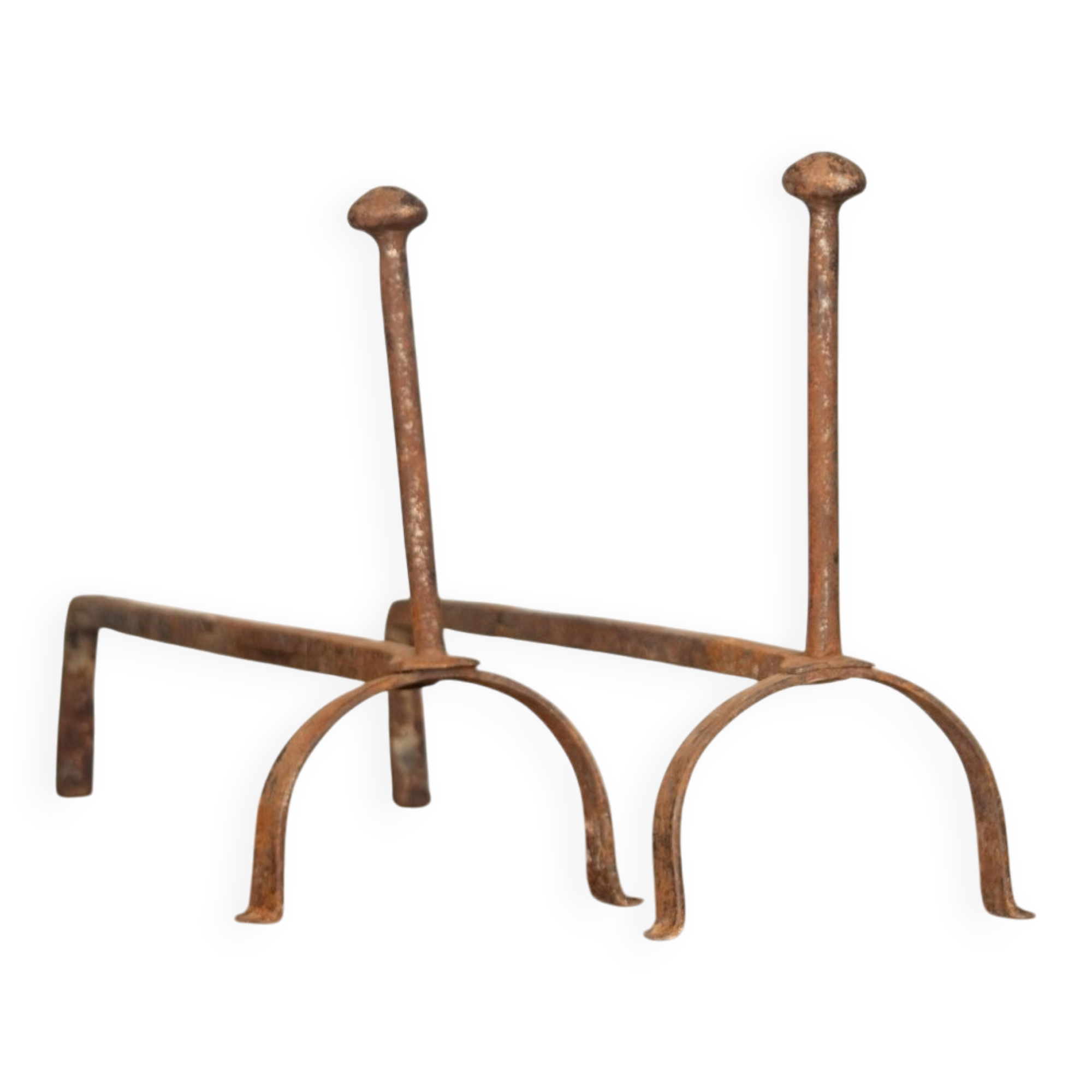 Brutalist armchairs, 1940s, set of 2