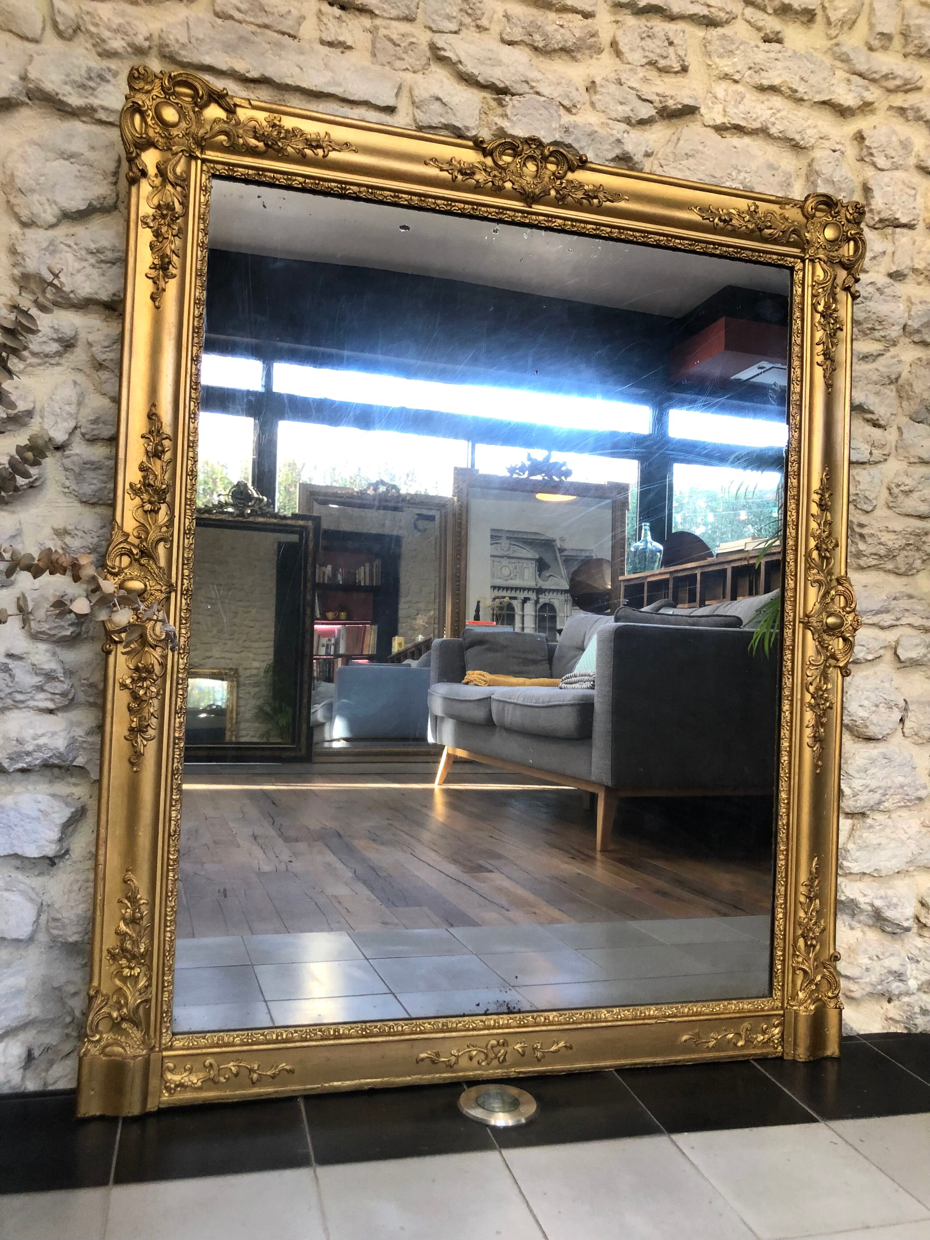 Early 19th century mirror 119cm/98cm