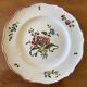 6 large flat antique plates in Saint-Amand earthenware (Nord)