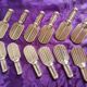 Twelve Christofle knife holders in silver metal