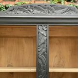 Parisian art deco buffet in solid walnut 1930