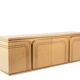 4-door birch wood sideboard. 1970s.