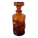 Bouteille carafe verre fumé année 70