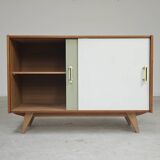 U-452 Green and White Sideboard by Jiri Jiroutek for Interier Praha 1960