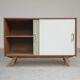U-452 Green and White Sideboard by Jiri Jiroutek for Interier Praha 1960