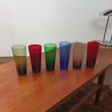 Multicolored vintage glasses