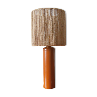 Rope and sandstone lamp