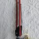 Lampe industrielle Polyair Diana type Combi 3 rouge
