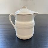 Porcelain kettle on fire