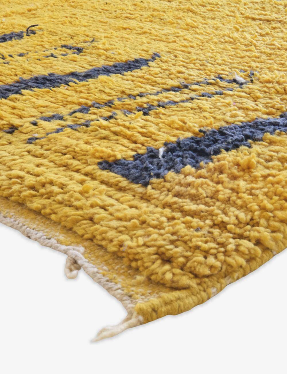 Tapis Jaune Boujad - 297 x 200 cm