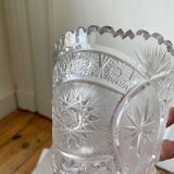 Art Deco Bohemian Crystal Vase