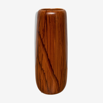 Ceramic vase decoration imitation wood