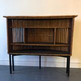 Furniture bar in vintage rattan