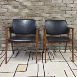 Pair of armchairs by Cees Braakman for Pastoe 1960
