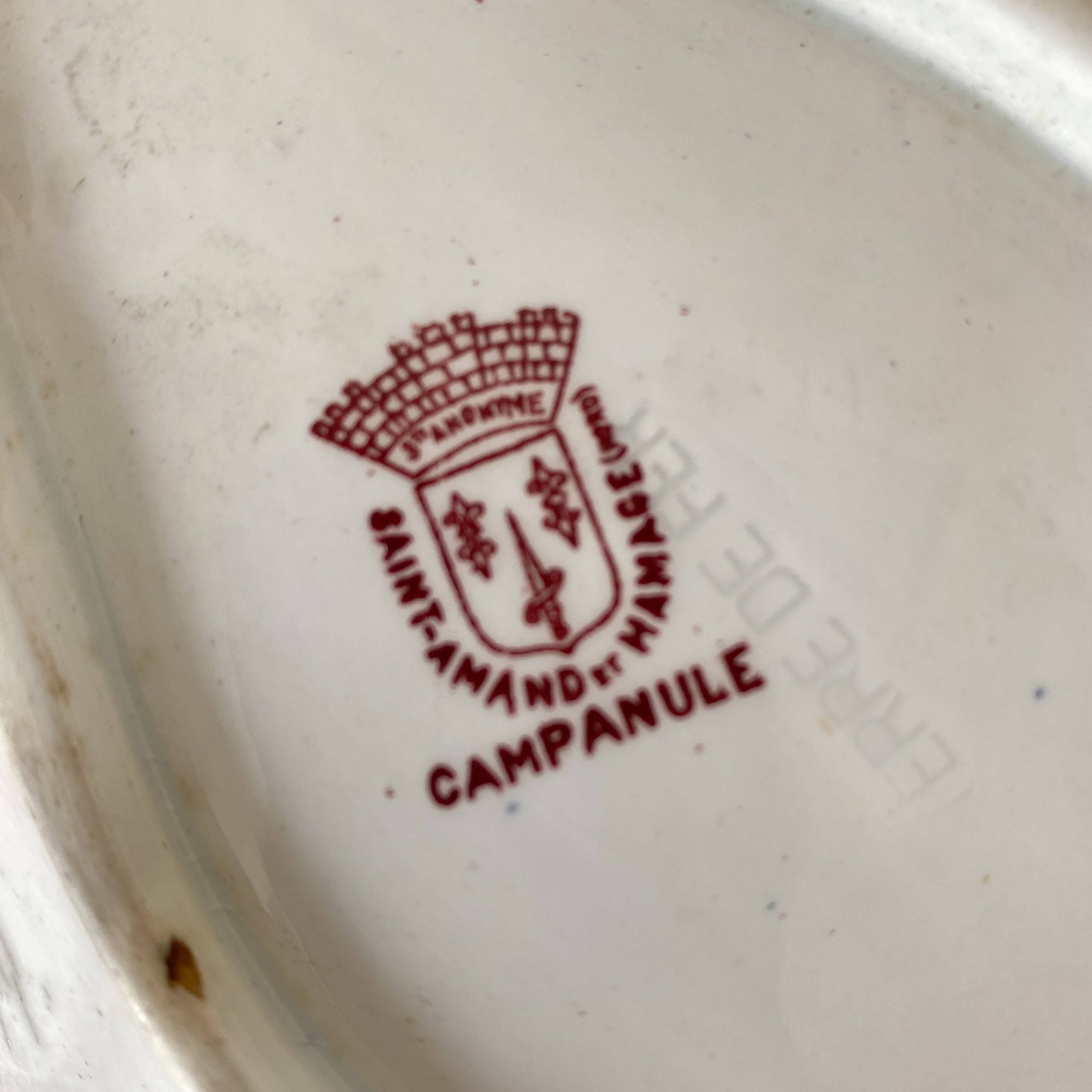 St Amand "Campanule" ironstone dish