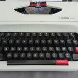 Machine à écrire japy baby hermès blanche ruban neuf comme neuve