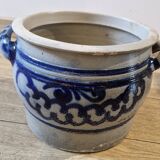 Enameled stoneware pot