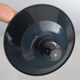 Industrial suspension in enamelled sheet metal anthracite gray 44cm XL 1960