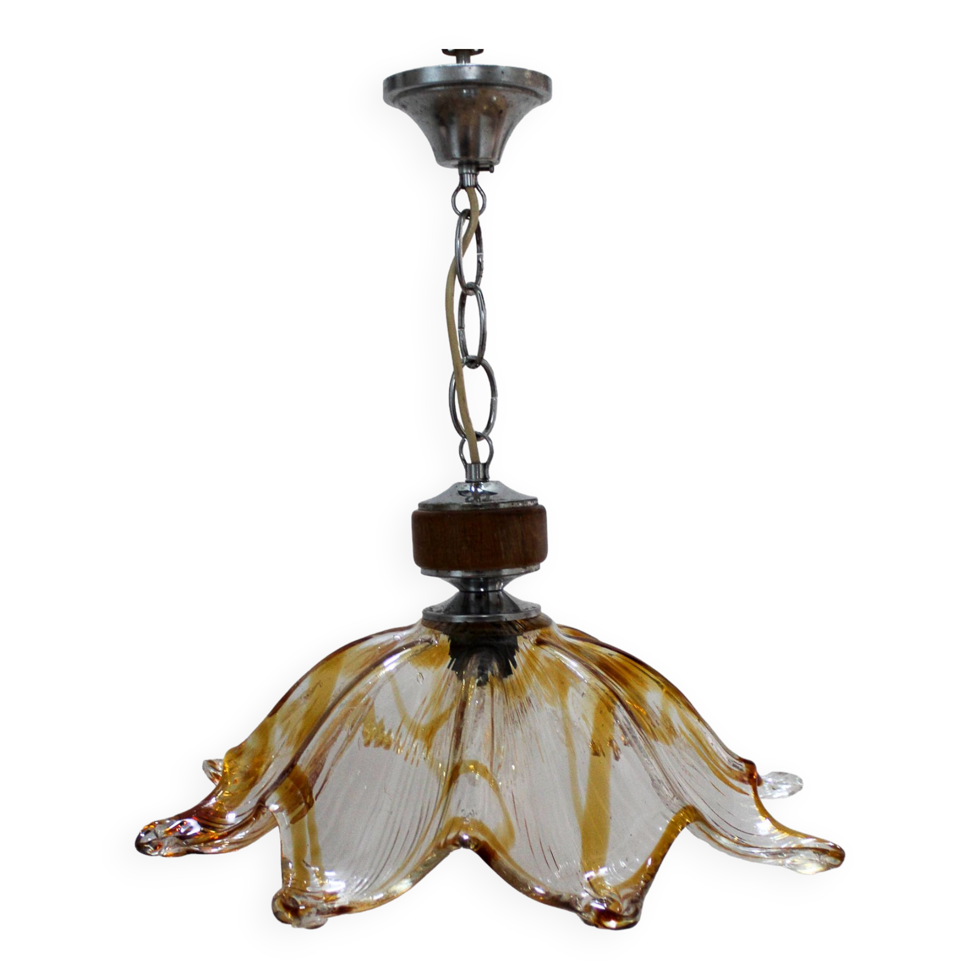 Murano glass pendant lamp 70s