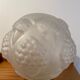 Vintage art deco glass globe table lamp