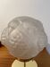 Vintage art deco glass globe table lamp
