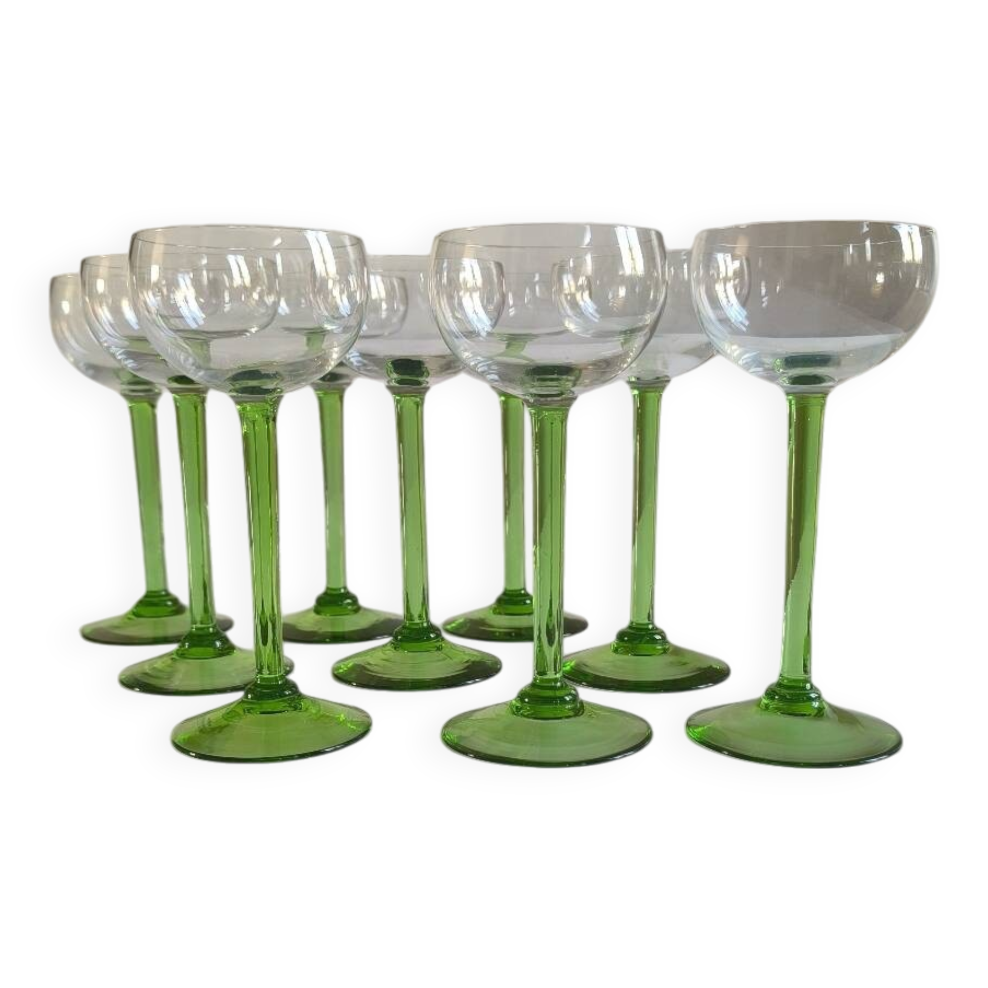 Service de 9 verres alsace en cristal