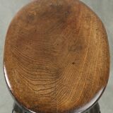 Antique English Windsor stool from the early 19th century