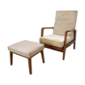 Chaise longue et tabouret Knoll Antimot