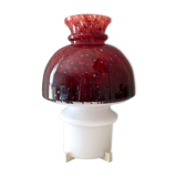 Mushroom lamp by Limburg Glashütte