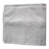 Antique embroidered/monogrammed pillowcase: 80x80cm
