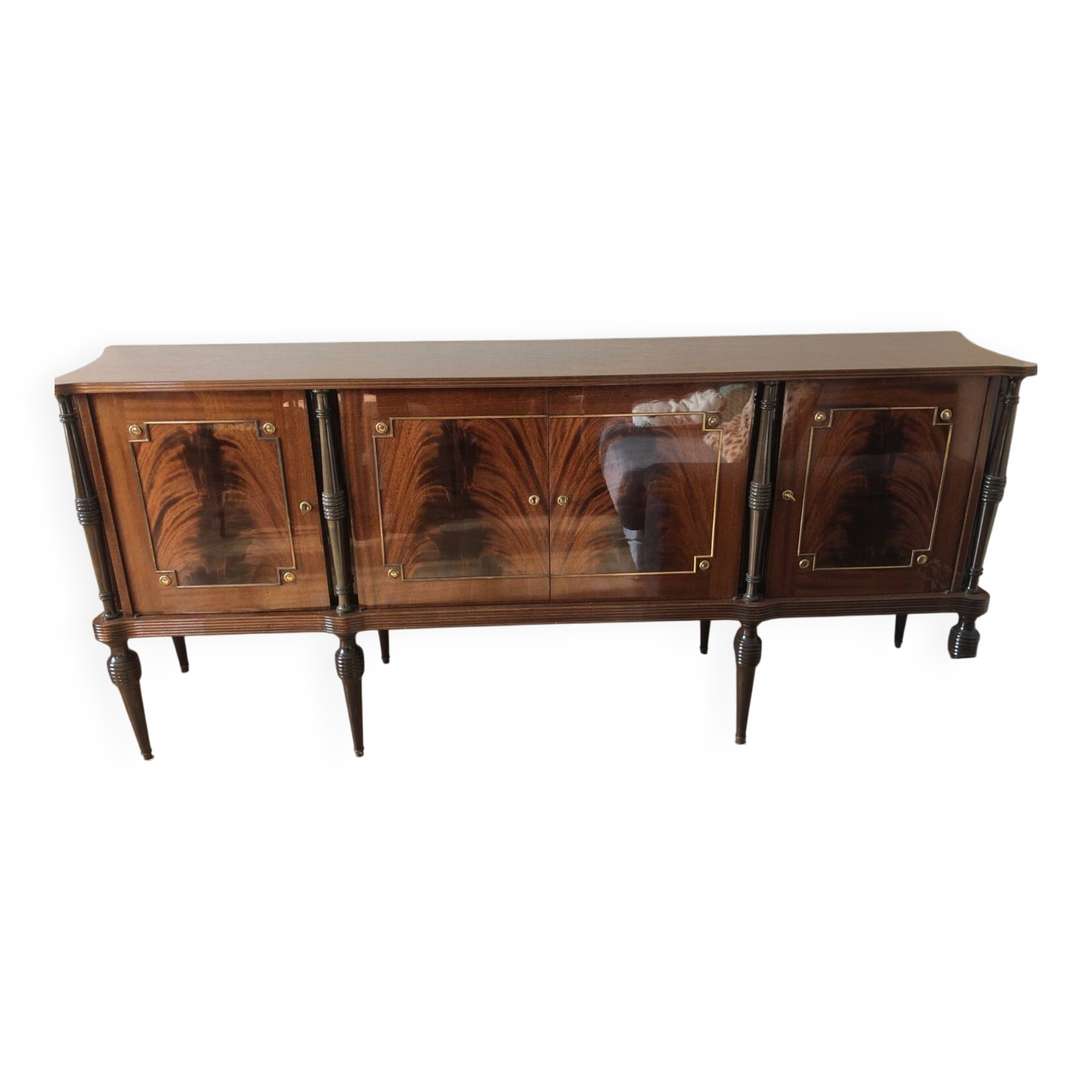 Buffet type Louis 16 bois et placage acajou