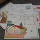 Set of Rossignol school posters about the house