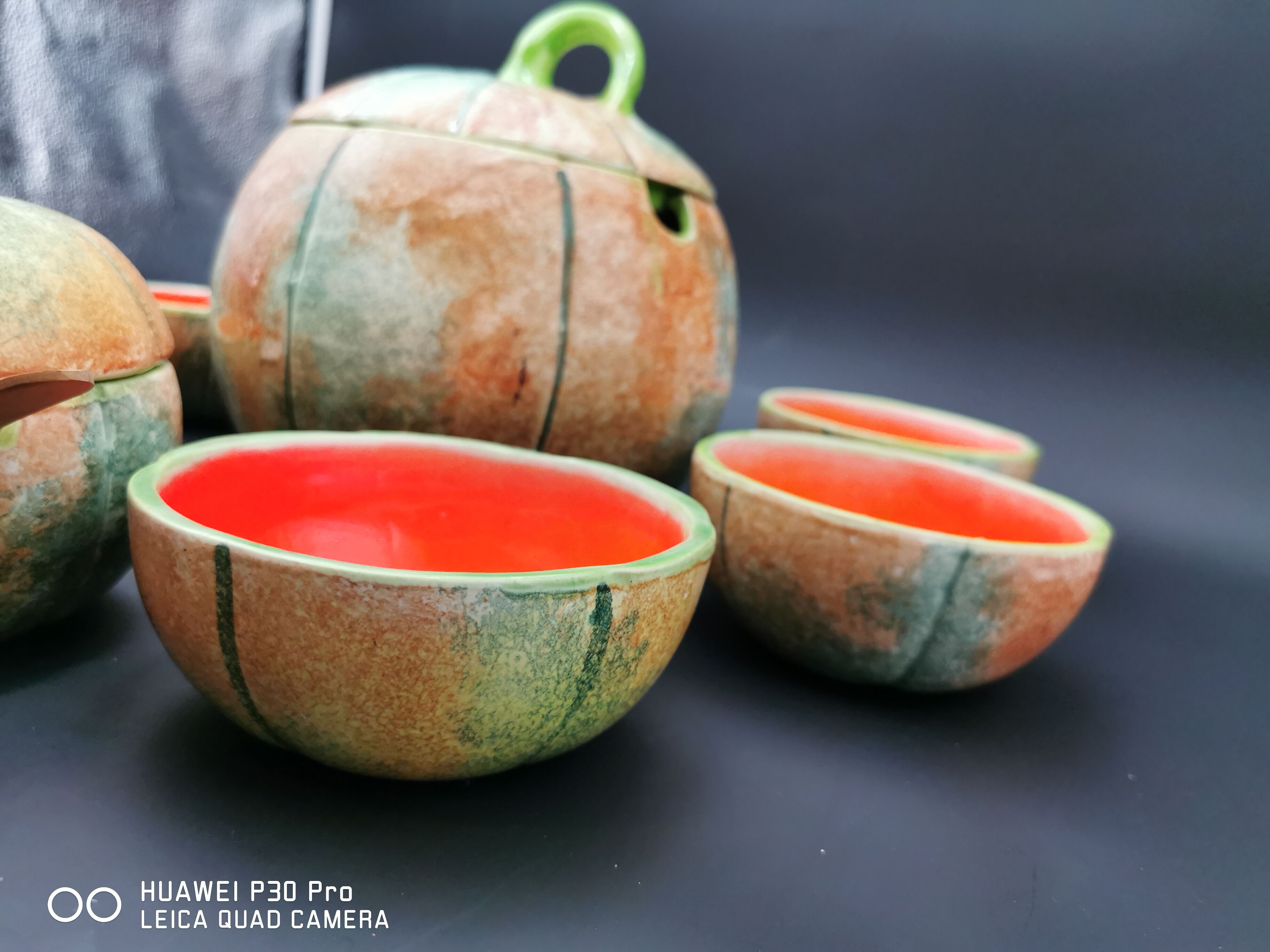 Together dabbling melon fruit salad