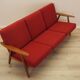 Red sofa CIGAR, Danish design, 1960s, designer: Hans J. Wegner, manufacture