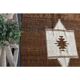 Vintage Turkish Hand-Knotted Wool Cotton Brown Kilim Area Rug 148x198