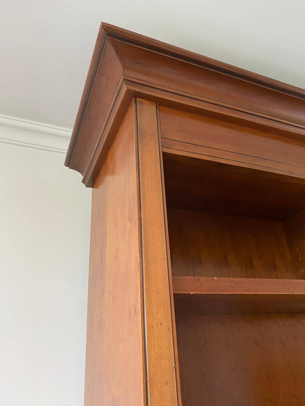 Large wooden bookcase 245cm