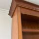 Large wooden bookcase 245cm