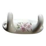 coat rack with 2 porcelain hooks from Paris