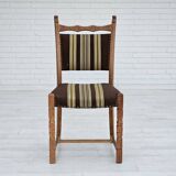 1970s, set 6 pcs of Danish dinning chairs, original good condition, oak wood.